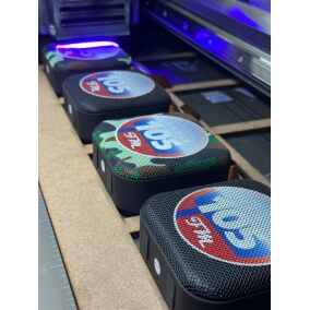 Caixa de som portátil bluetooth 5.0 sem fio subwoofer - Personalizada com sua logo